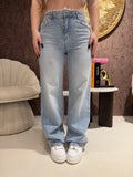 Jeans con brillantini e pizzo - R.a. Boutique