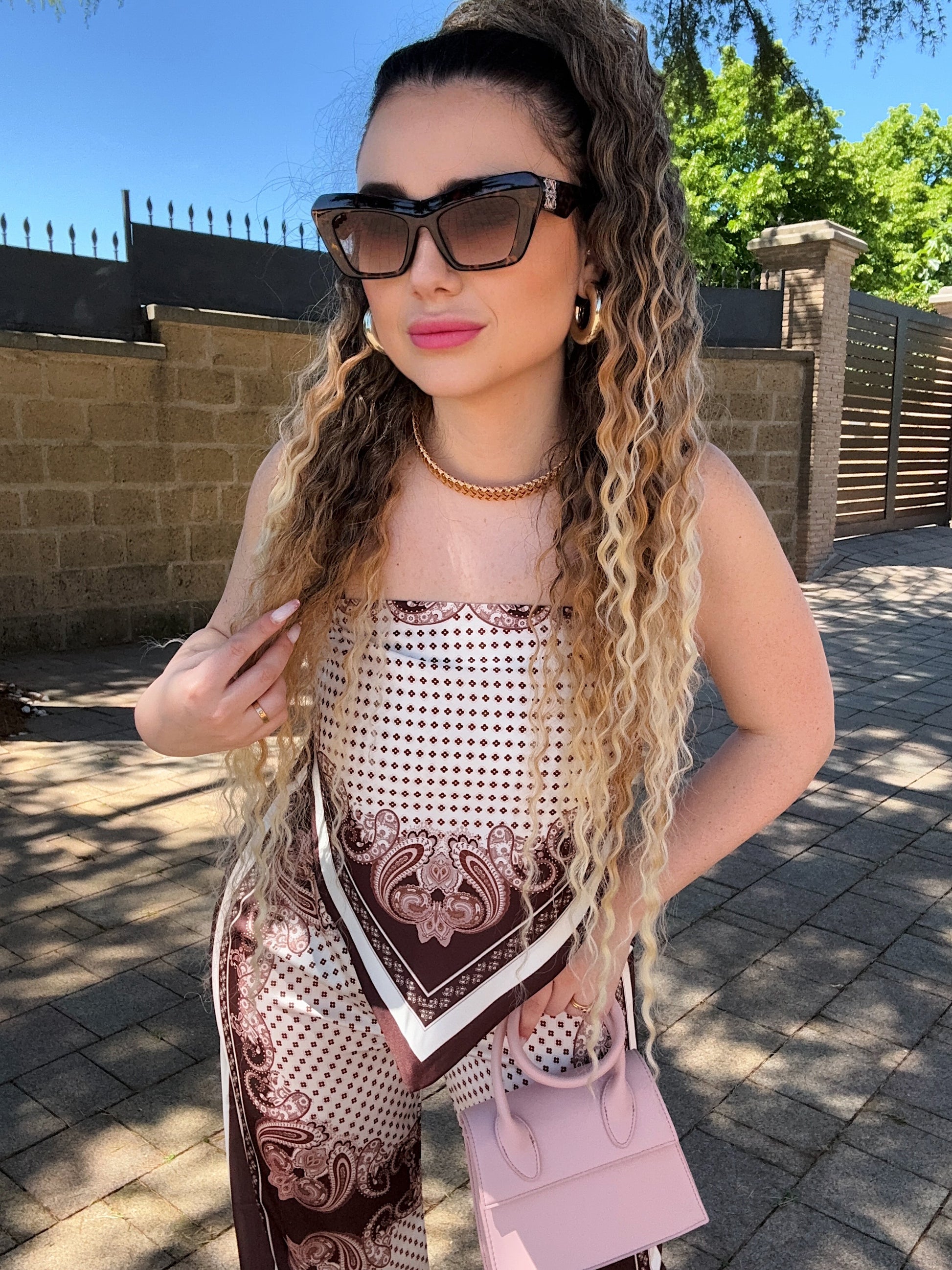 Completo top e pantalone bandana - R.a. Boutique