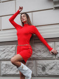 Abito in maglia rosso - R.a. Boutique 