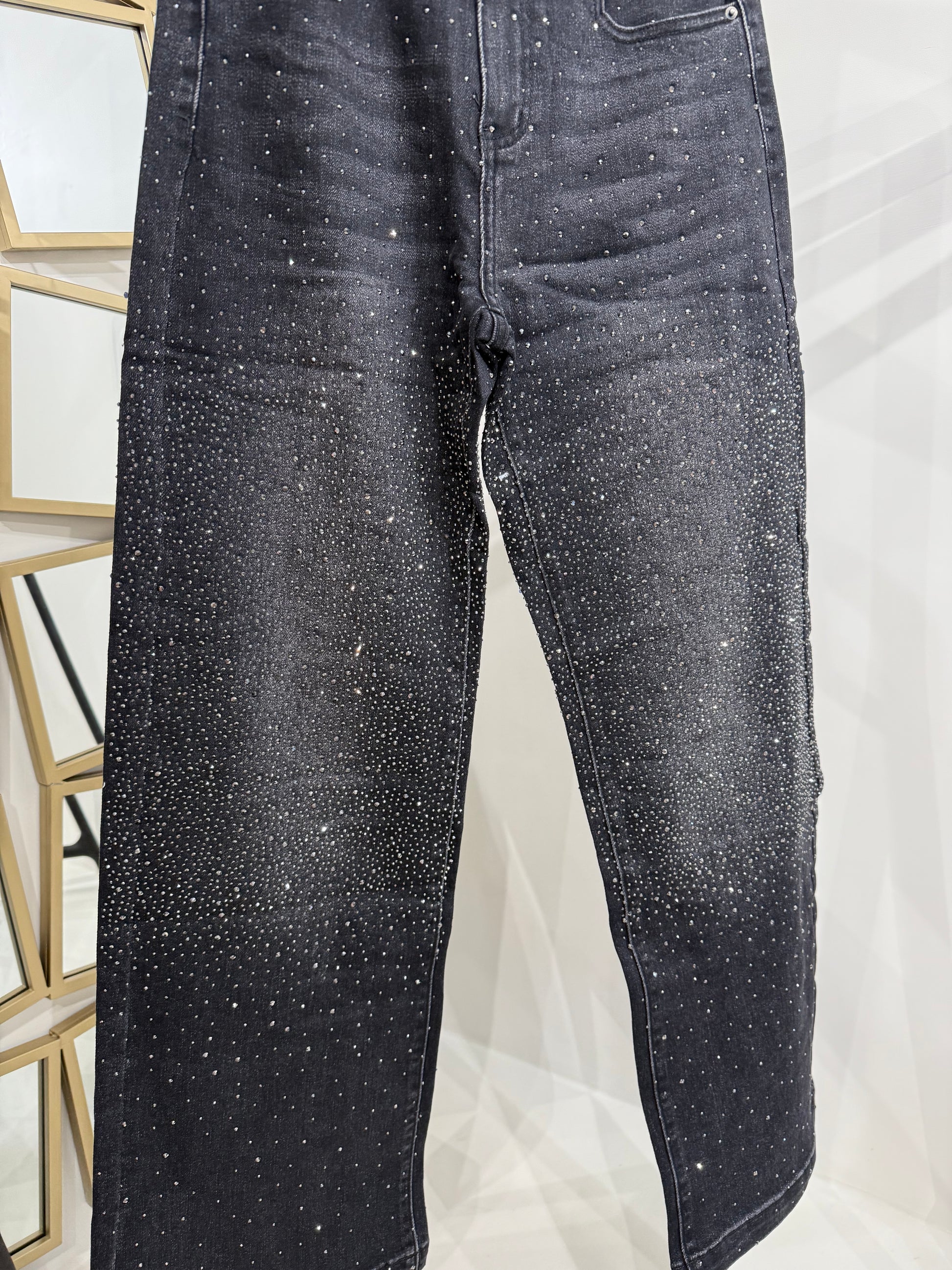 Jeans con strass 3 colori - R.a. Boutique