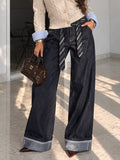 Pantalone con cravatta e risvolto - R.a. Boutique