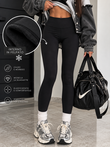 Leggings Felpati Neri