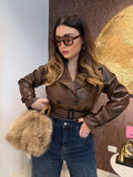 Trench corto donna con cintura - R.a. Boutique