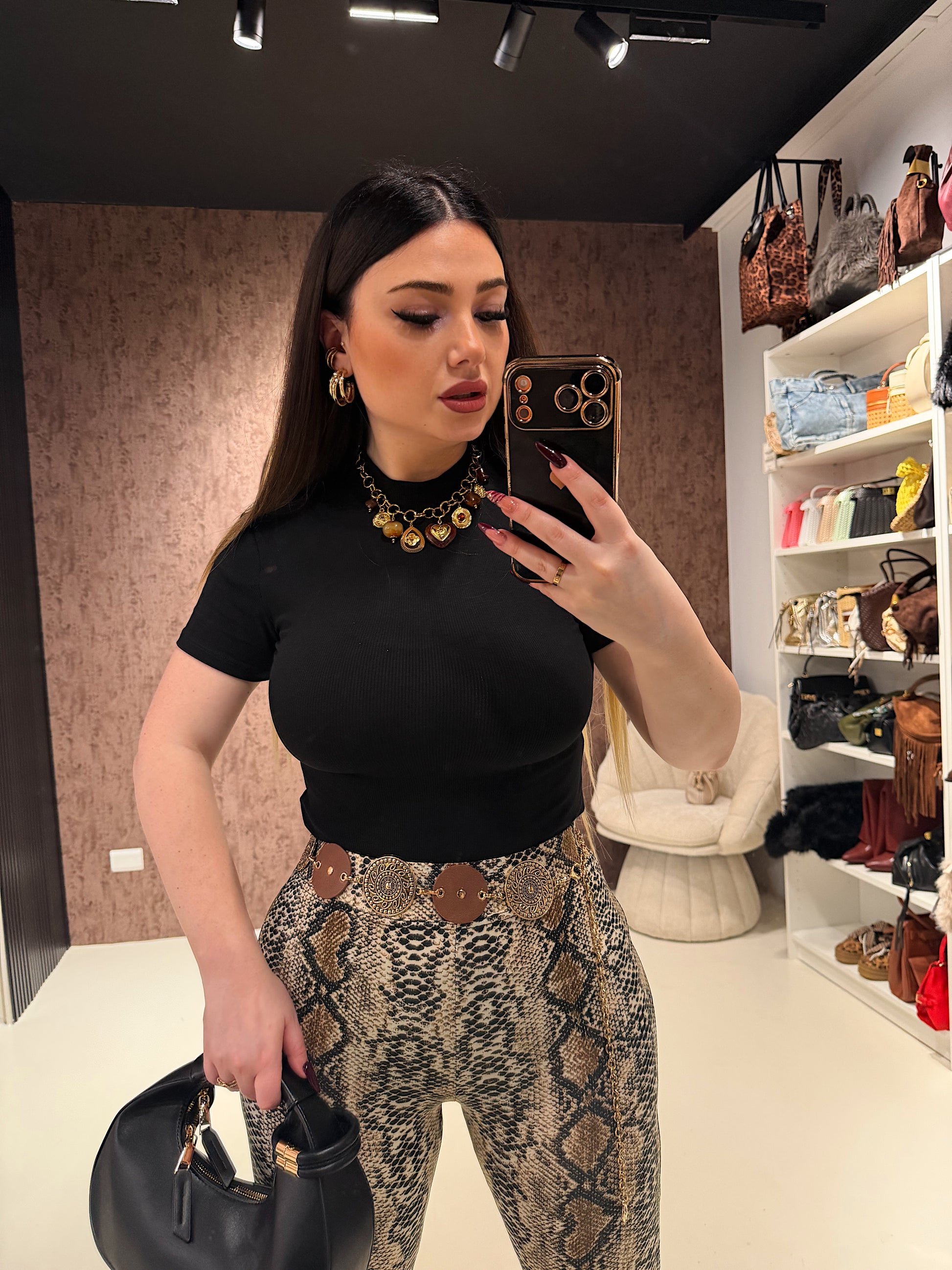 Top Collo Alto Essential a costine - R.a. Boutique