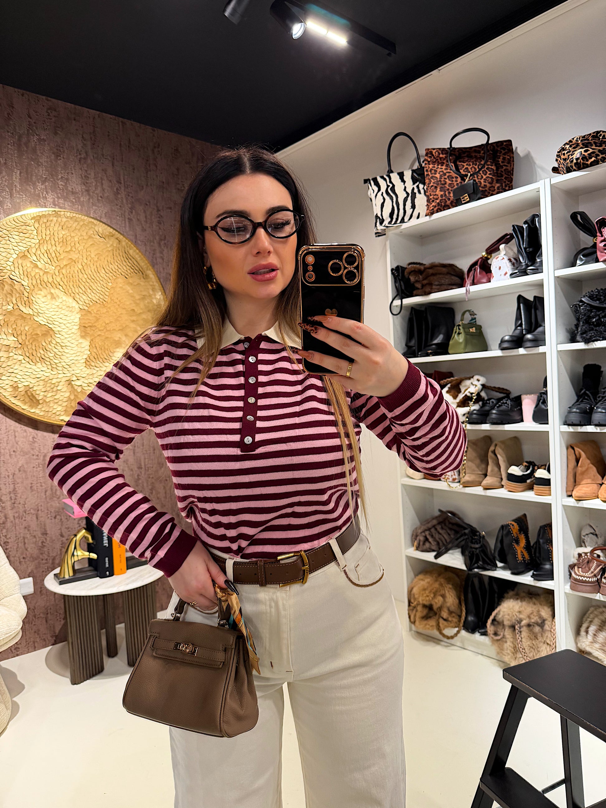 Maglioncino Chloé a righe - R.a. Boutique