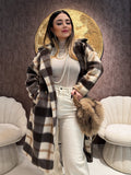 Cappotto check - R.a. Boutique