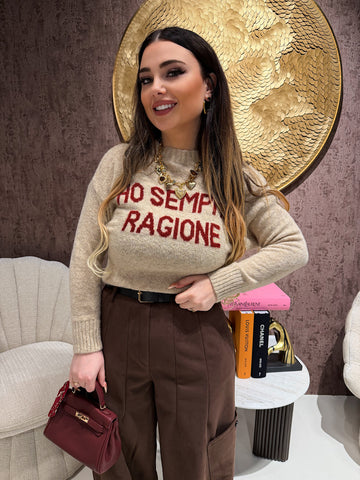 Maglioncino ho sempre ragione