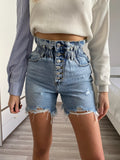 Short a caramella sfrangiato - R.a. Boutique 