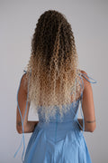 Coda #t2/27/613 Riccio afro con coulisse bionda degradè - R.a. Boutique 