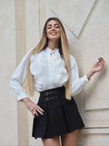 Camicia bianca con Rouches - R.a. Boutique 