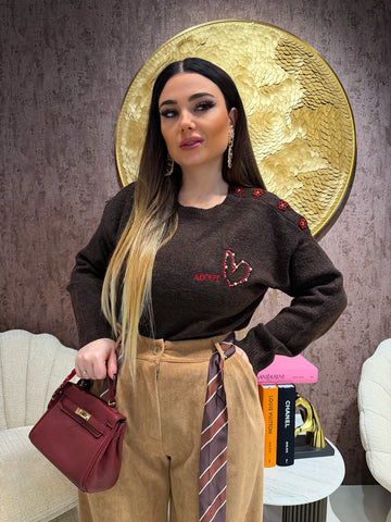 Maglioncino About con cuore - R.a. Boutique