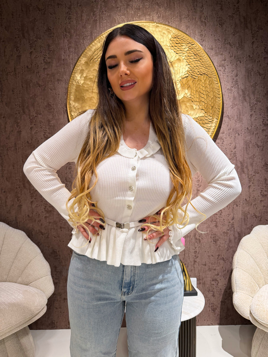 Cardigan Bon Ton - R.a. Boutique