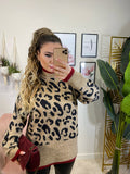 Maxi maglia animalier - R.a. Boutique 