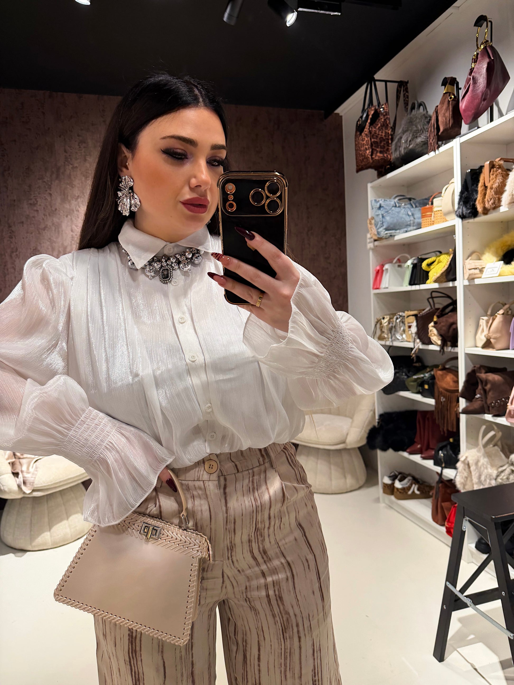 Camicia Satin Glow - R.a. Boutique