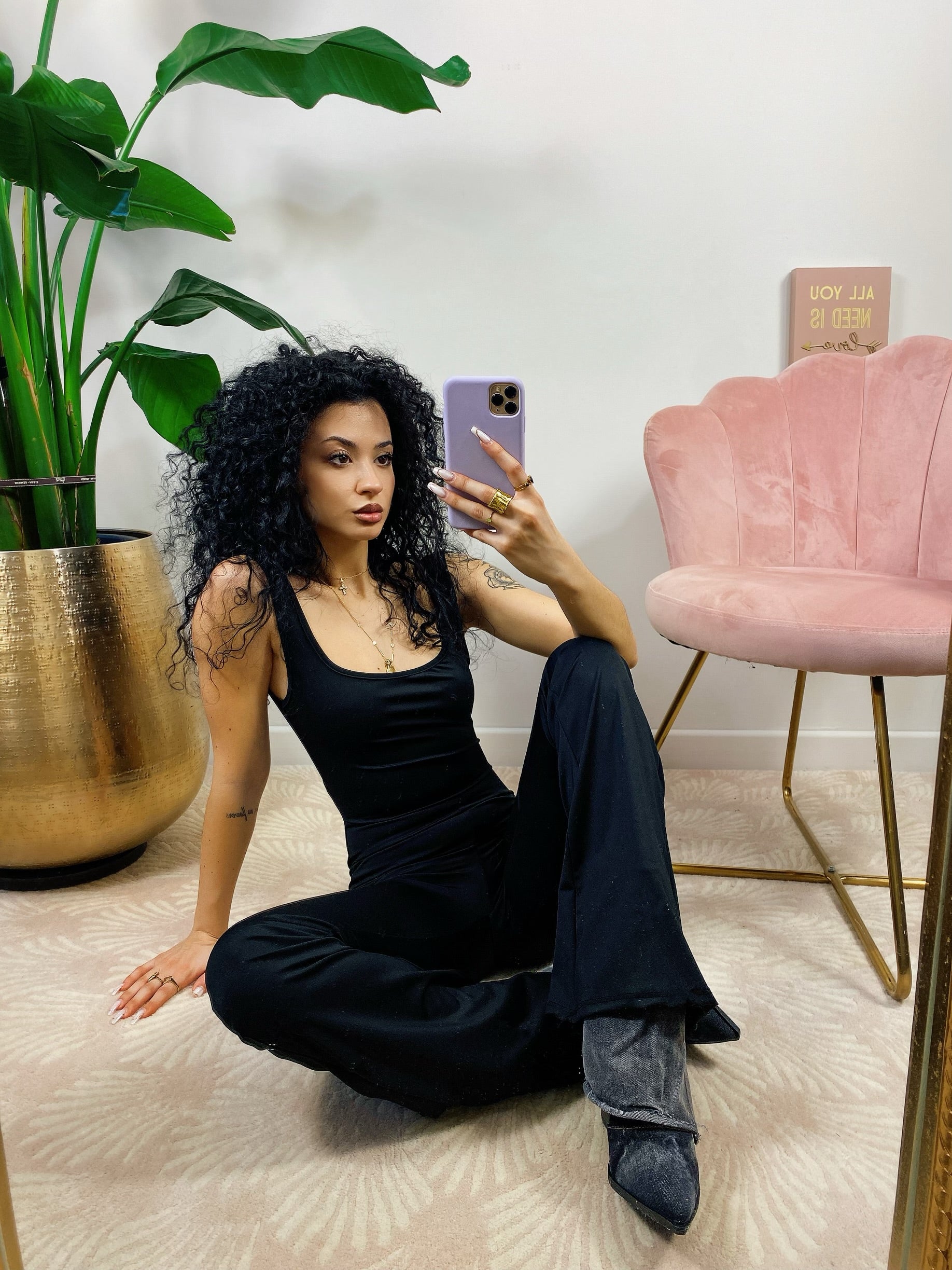 Tuta push up nero - R.a. Boutique 