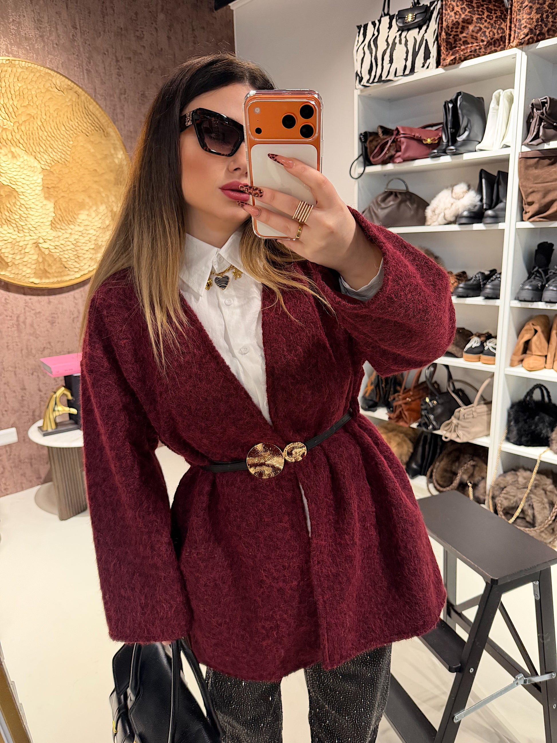 Cardigan Morbido Effetto Pelliccia - R.a. Boutique