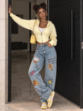 Felpa Crop Gialla con Vita Corsetto - R.a. Boutique