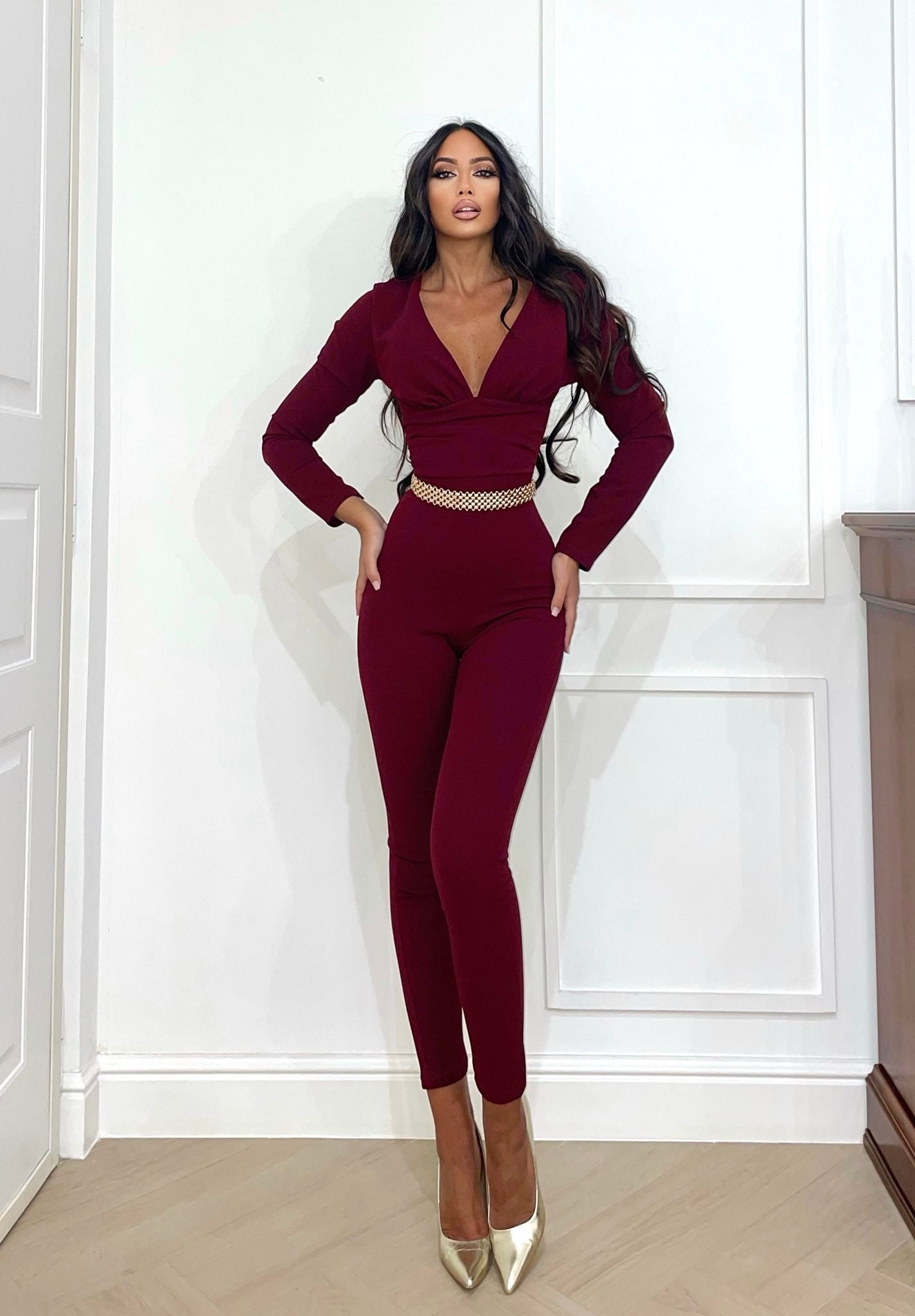 Pantalone Tuta Tuta Donna Fashion Pantaloni Tuta Intera A Palazzo