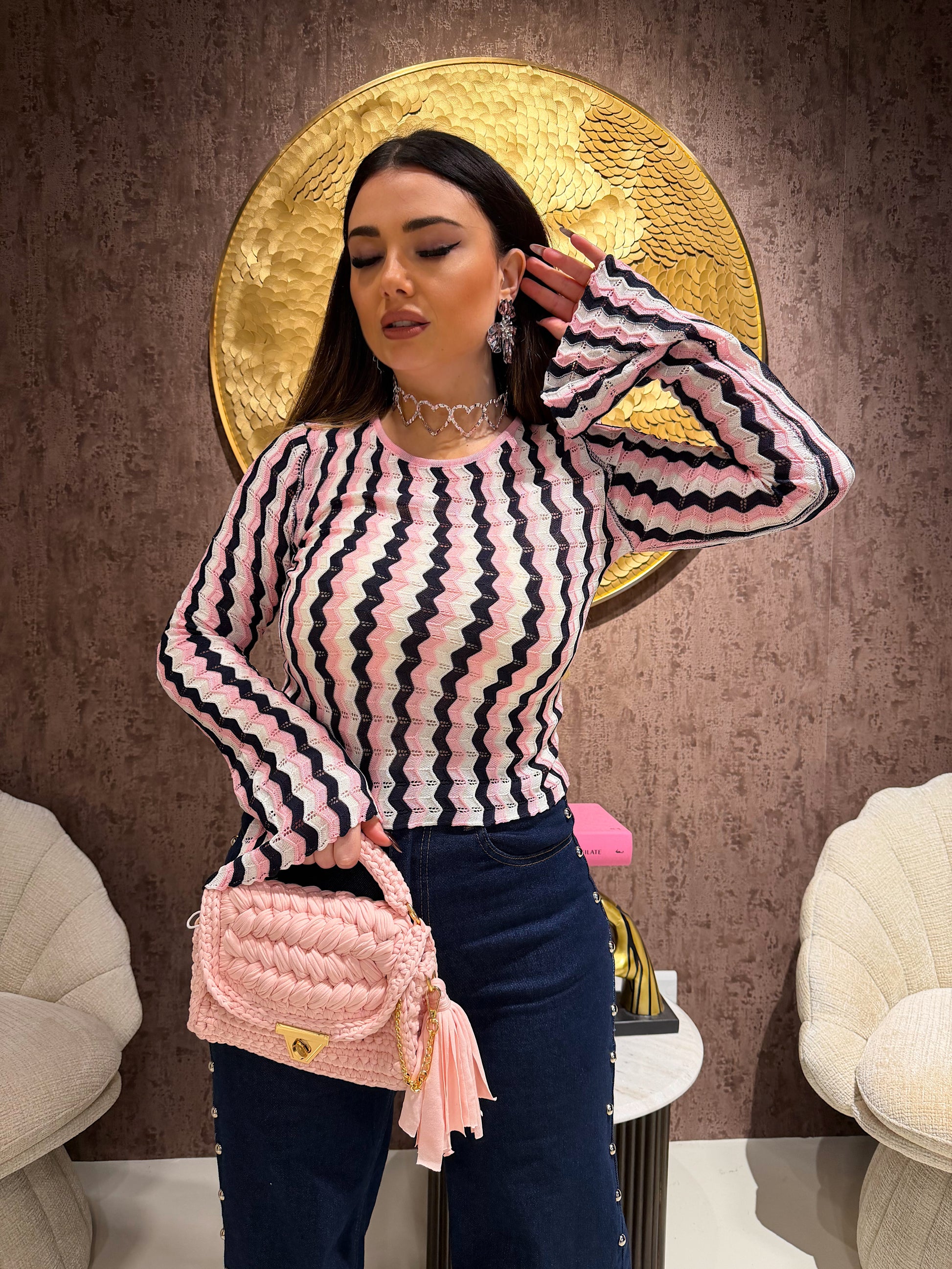 Maglia Wave Chic - R.a. Boutique