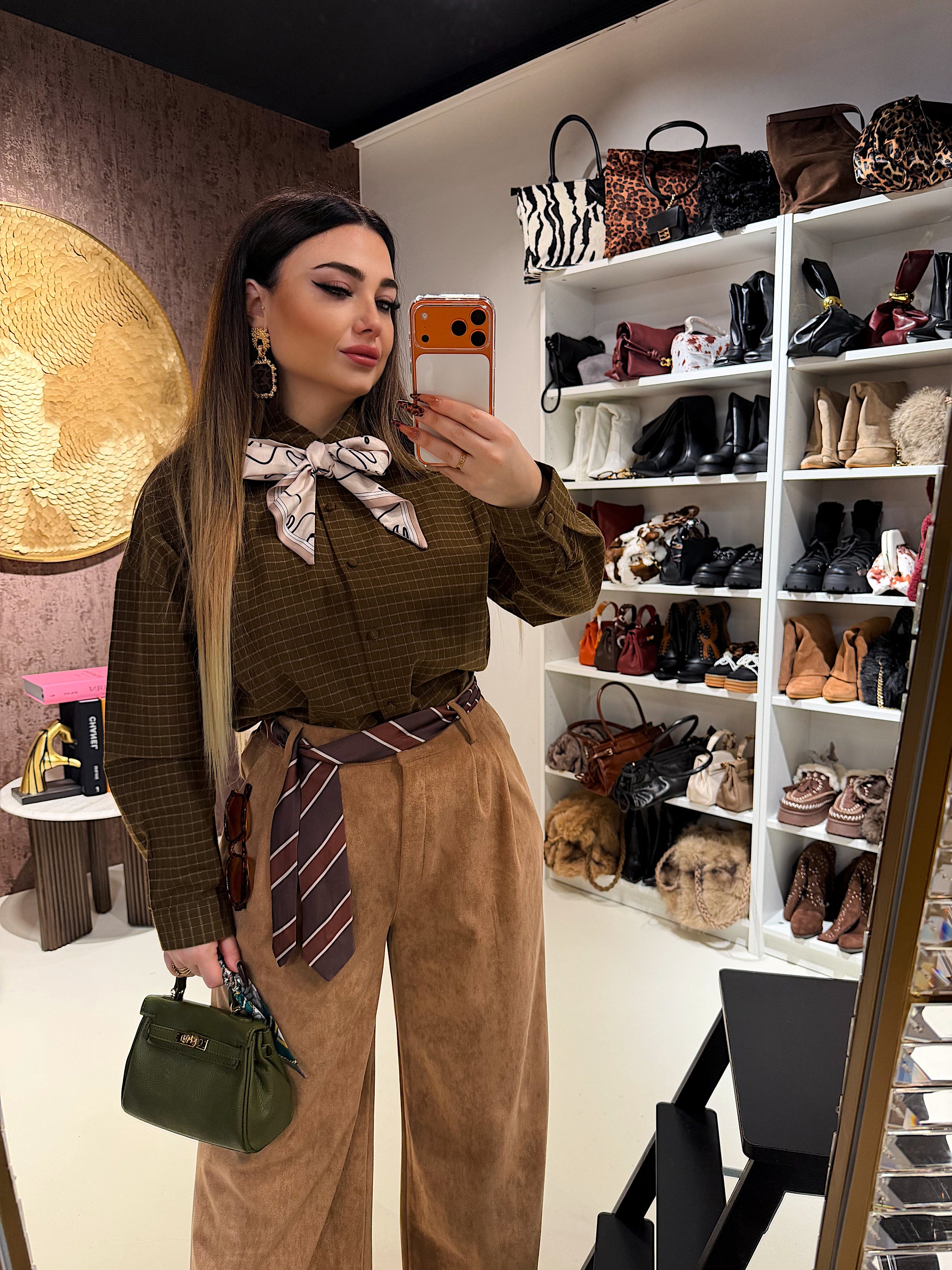 Camicia Olive - R.a. Boutique