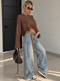 Jeans Balloon Croco Pocket con Cintura - R.a. Boutique