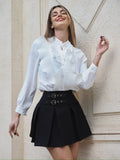 Camicia bianca con Rouches - R.a. Boutique 