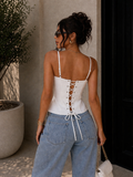 Corsetto Lace Button con Lacci Posteriori - R.a. Boutique