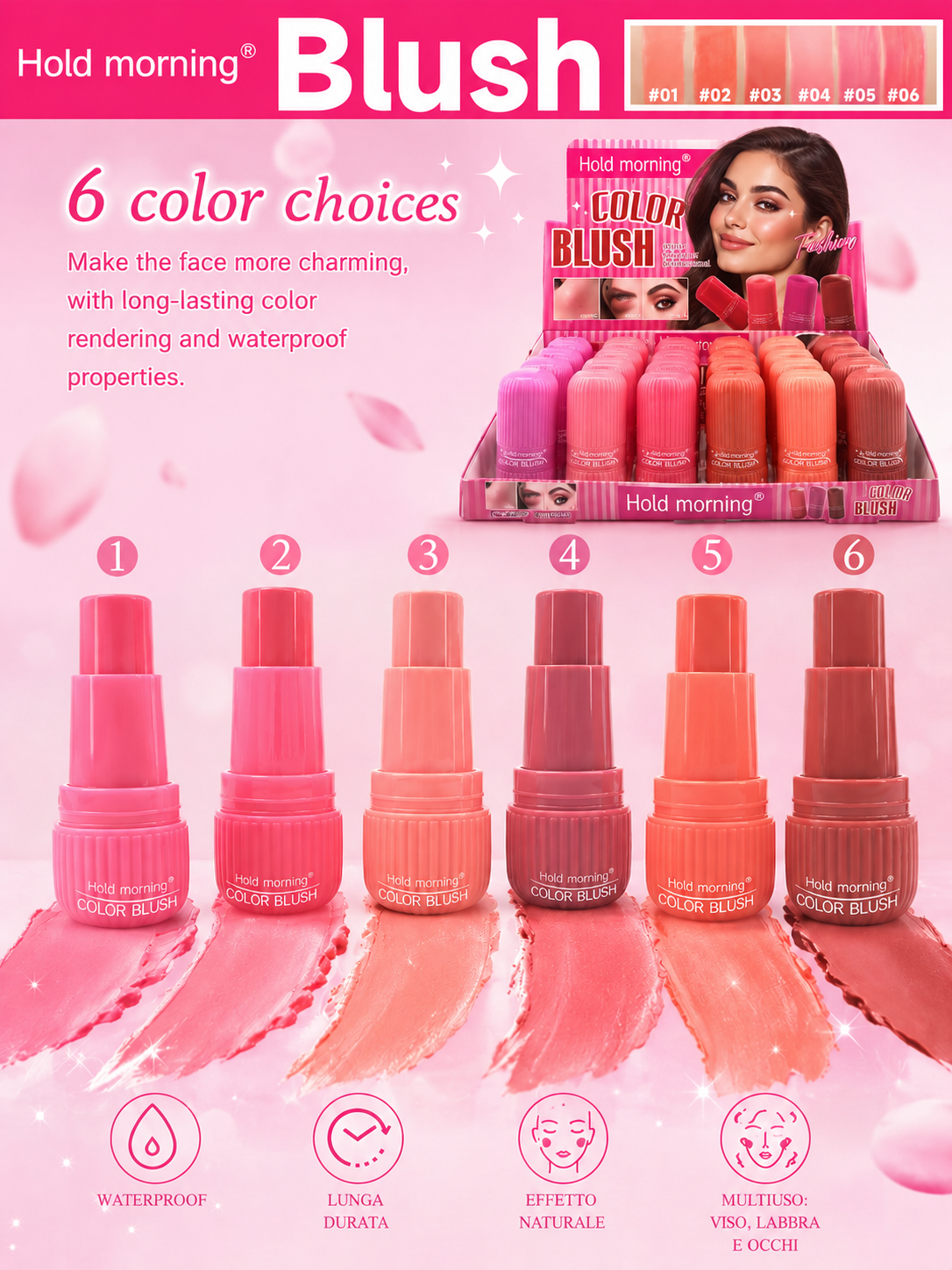 Blush Bloom Stick – 6 Shades Collection - R.a. Boutique