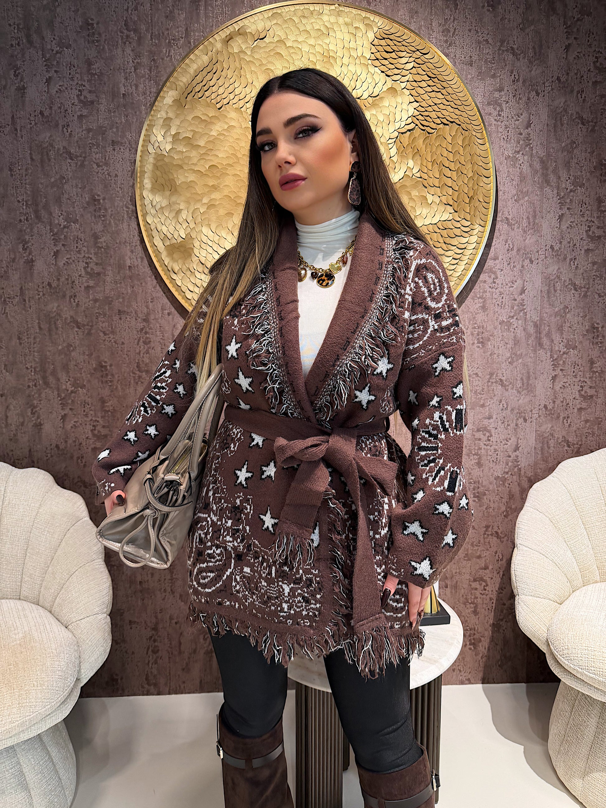 Cardigan Aspen Stars - R.a. Boutique