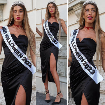Abito midi Nero (Miss Halloween 2023) - R.a. Boutique 