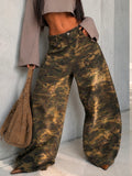 Pantalone cargo camouflage oversize - R.a. Boutique