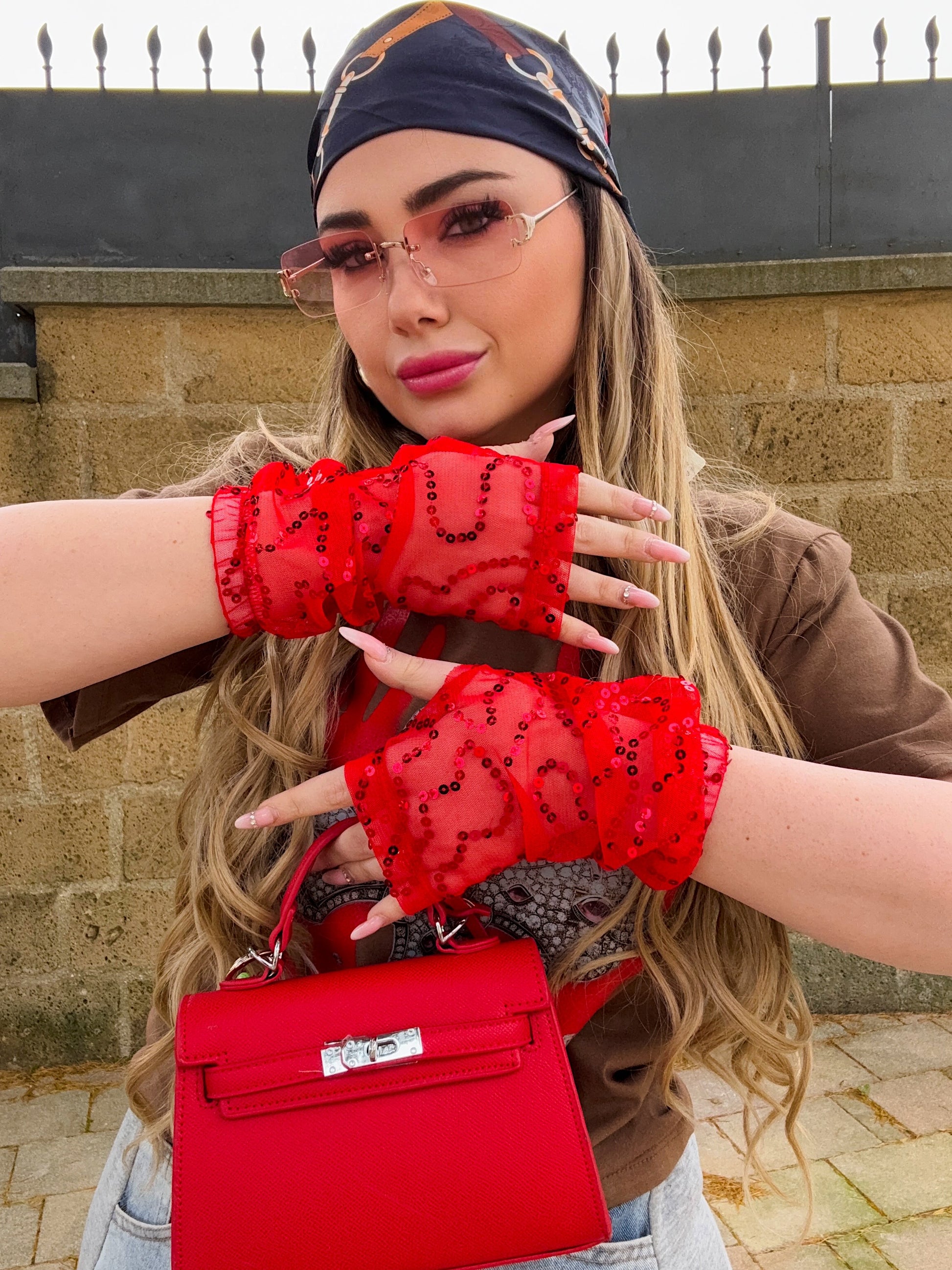 T-shirt con croce e manicotti - R.a. Boutique