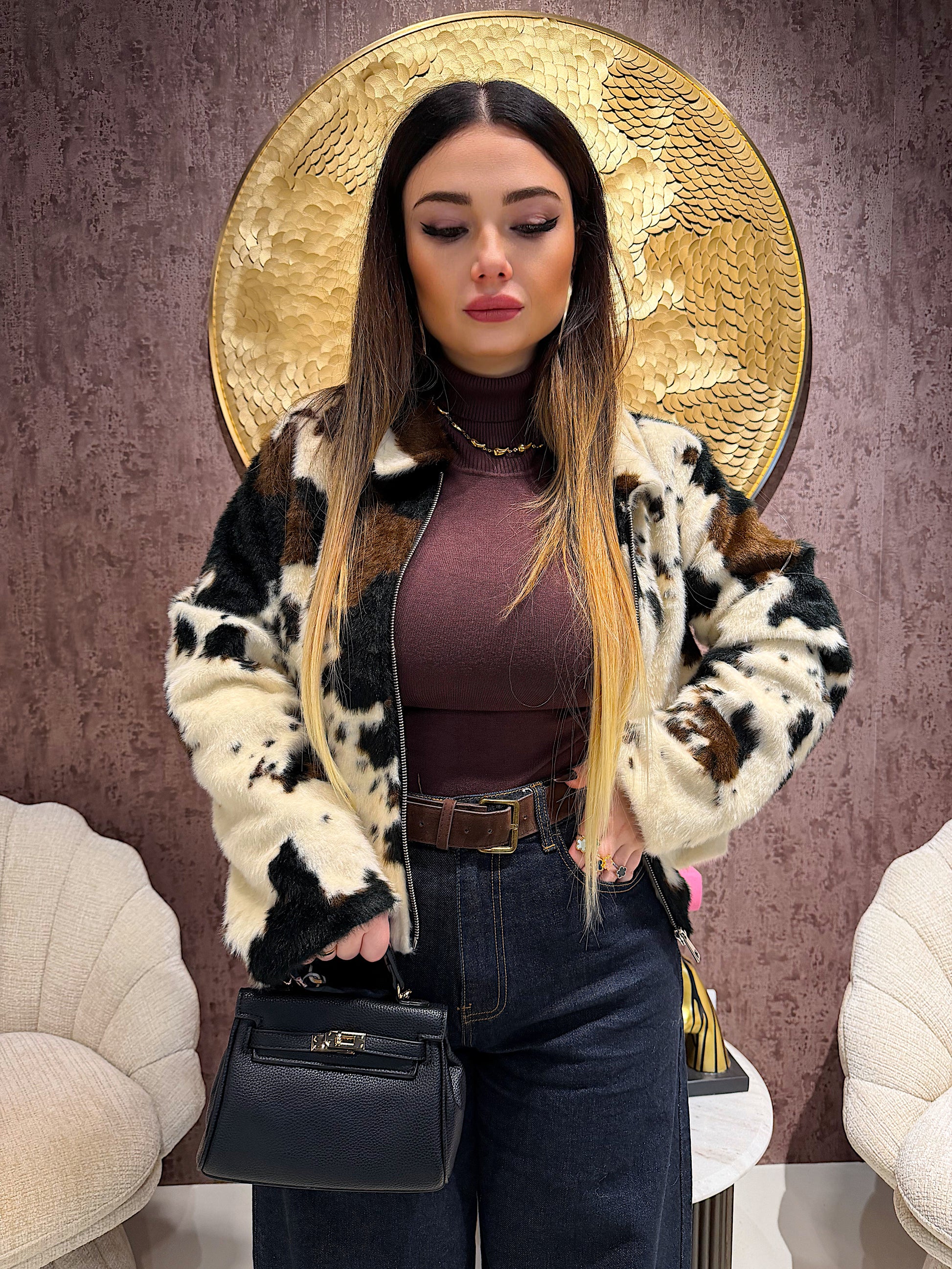 Giacca cow print - R.a. Boutique