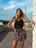 Top in raso nero - R.a. Boutique 