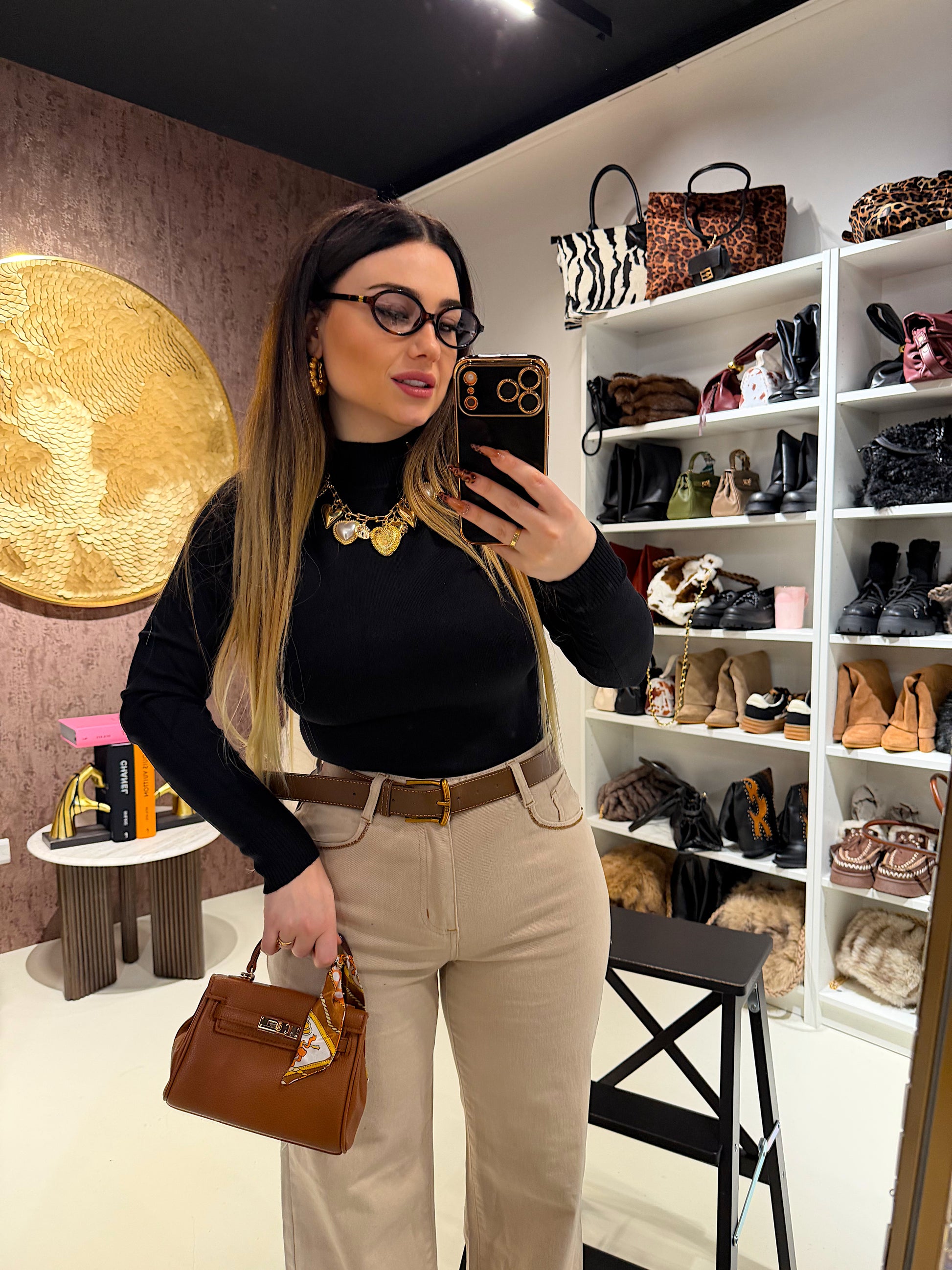 Maglioncino essential girocollo - R.a. Boutique