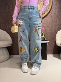 Jeans Street Love Wide Leg - R.a. Boutique