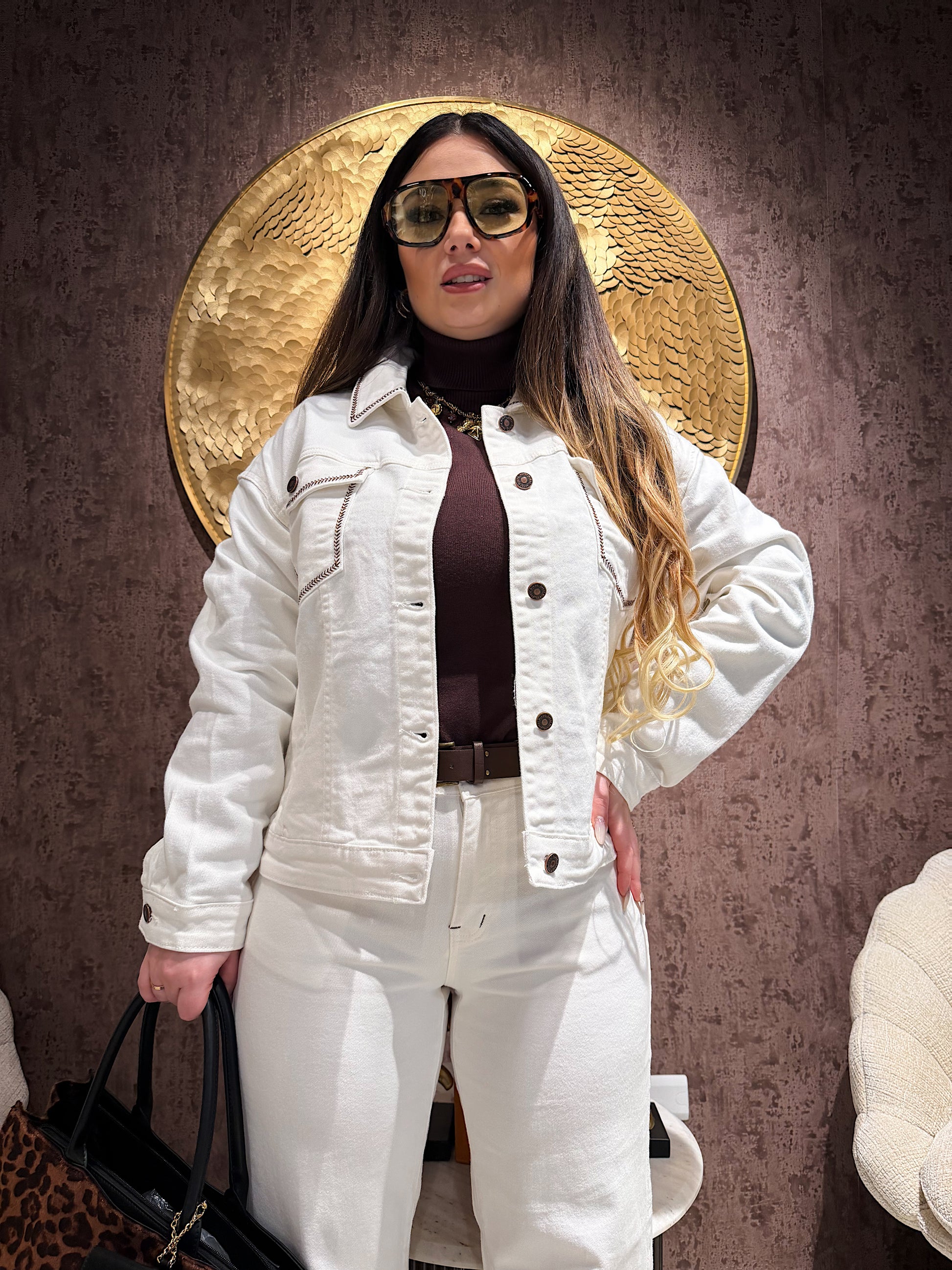 Completo Essential White Denim - R.a. Boutique