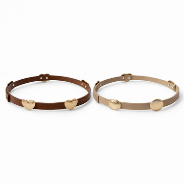 Cintura Cuore e Cerchi Marrone - R.a. Boutique