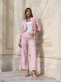Completo due pezzi giacca e pantalone rosa - R.a. Boutique 