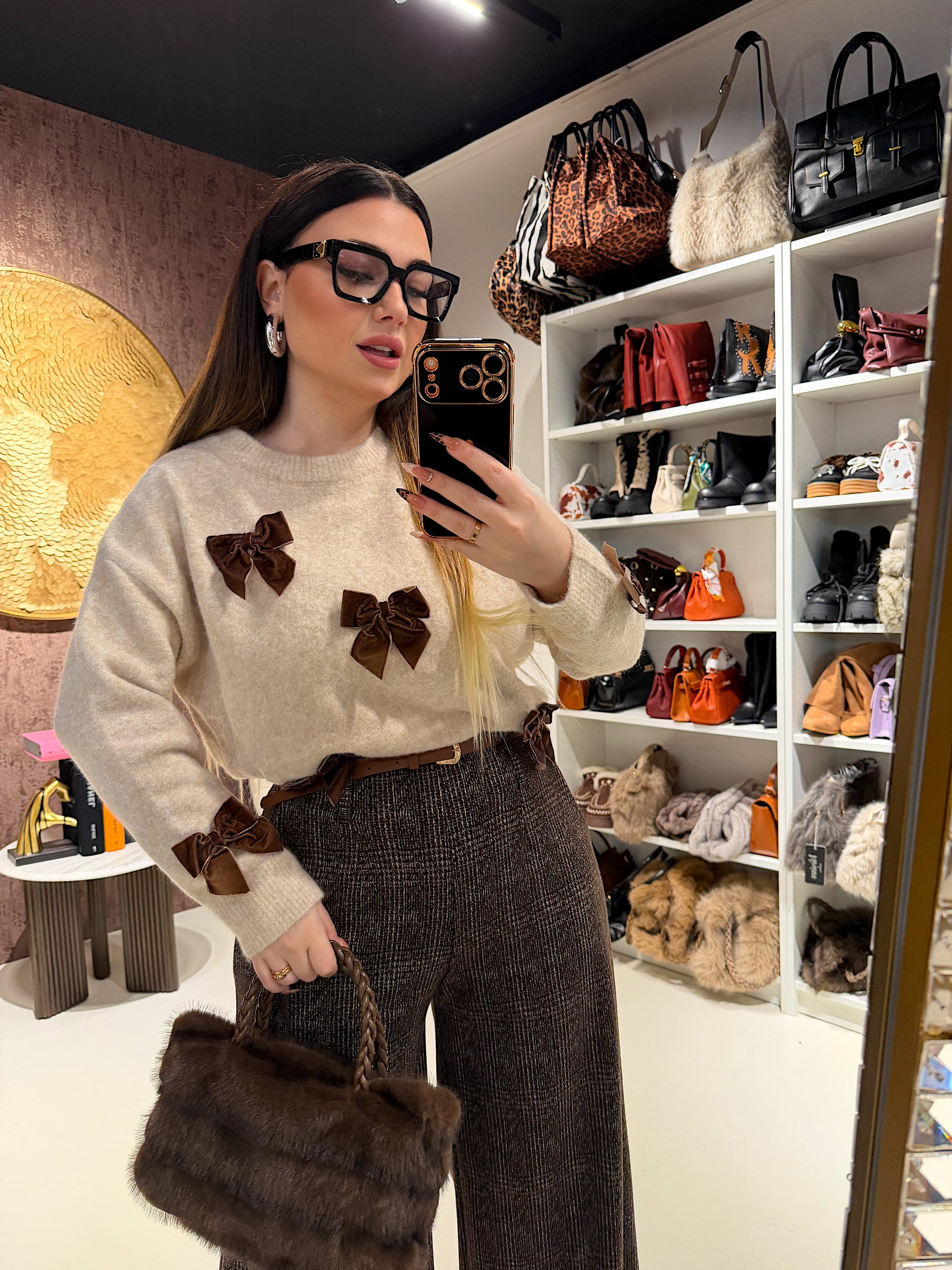 Maglione con fiocchi - R.a. Boutique