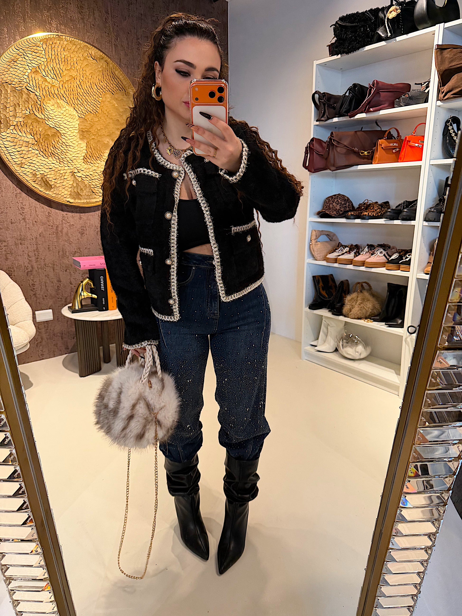 Cardigan con bottoni - R.a. Boutique