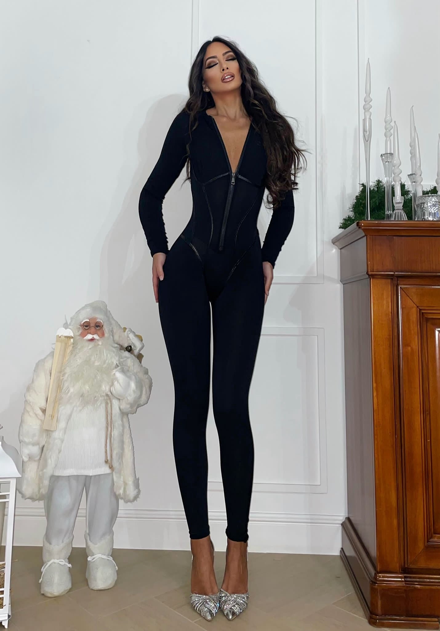 Tuta silhouette nera - R.a. Boutique 