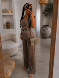 Completo venature luxury con cintura - R.a. Boutique