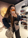 Giaccone Denim Luxury Fur - R.a. Boutique