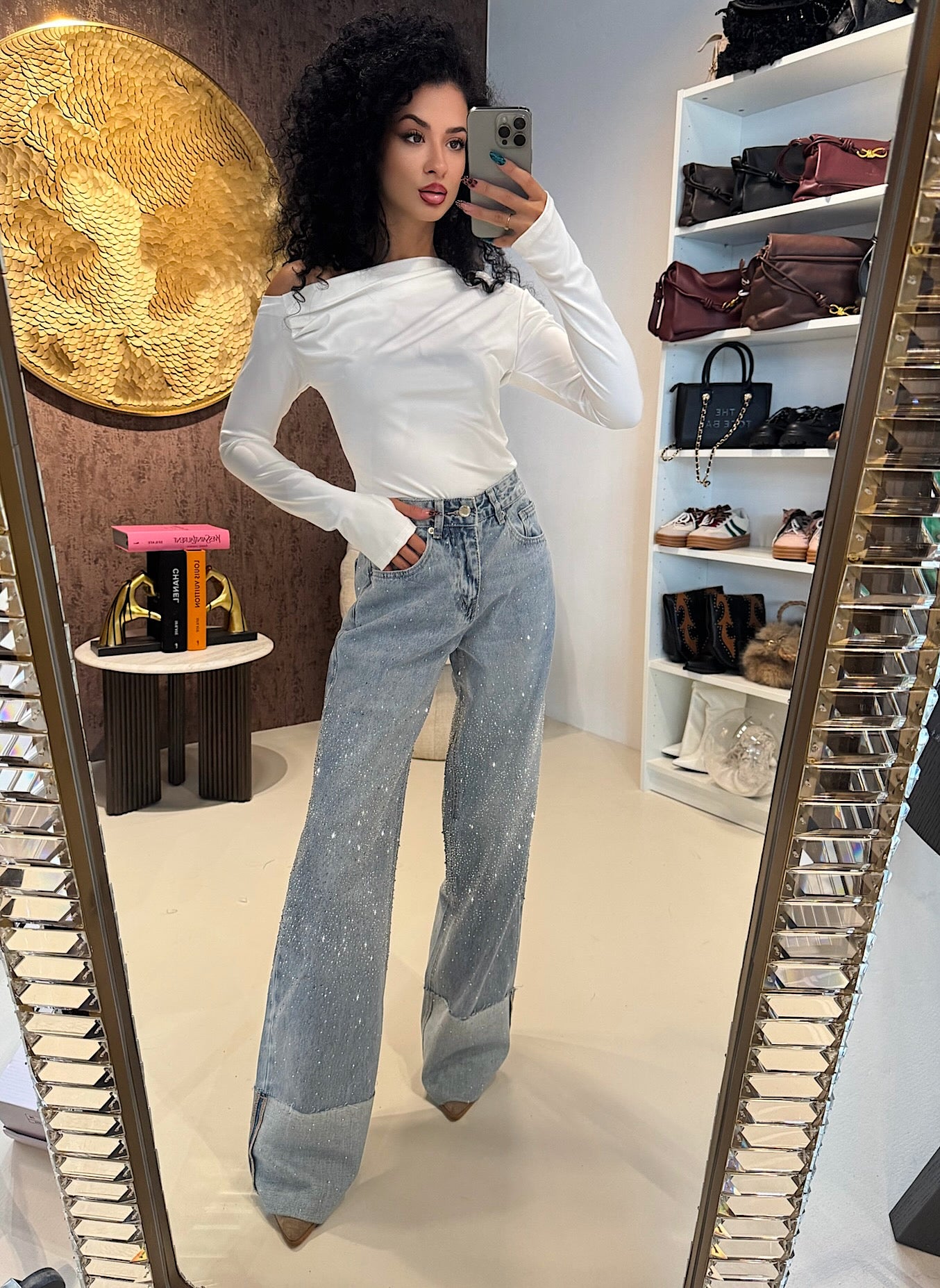 Blusa monospalla drappeggiata - R.a. Boutique