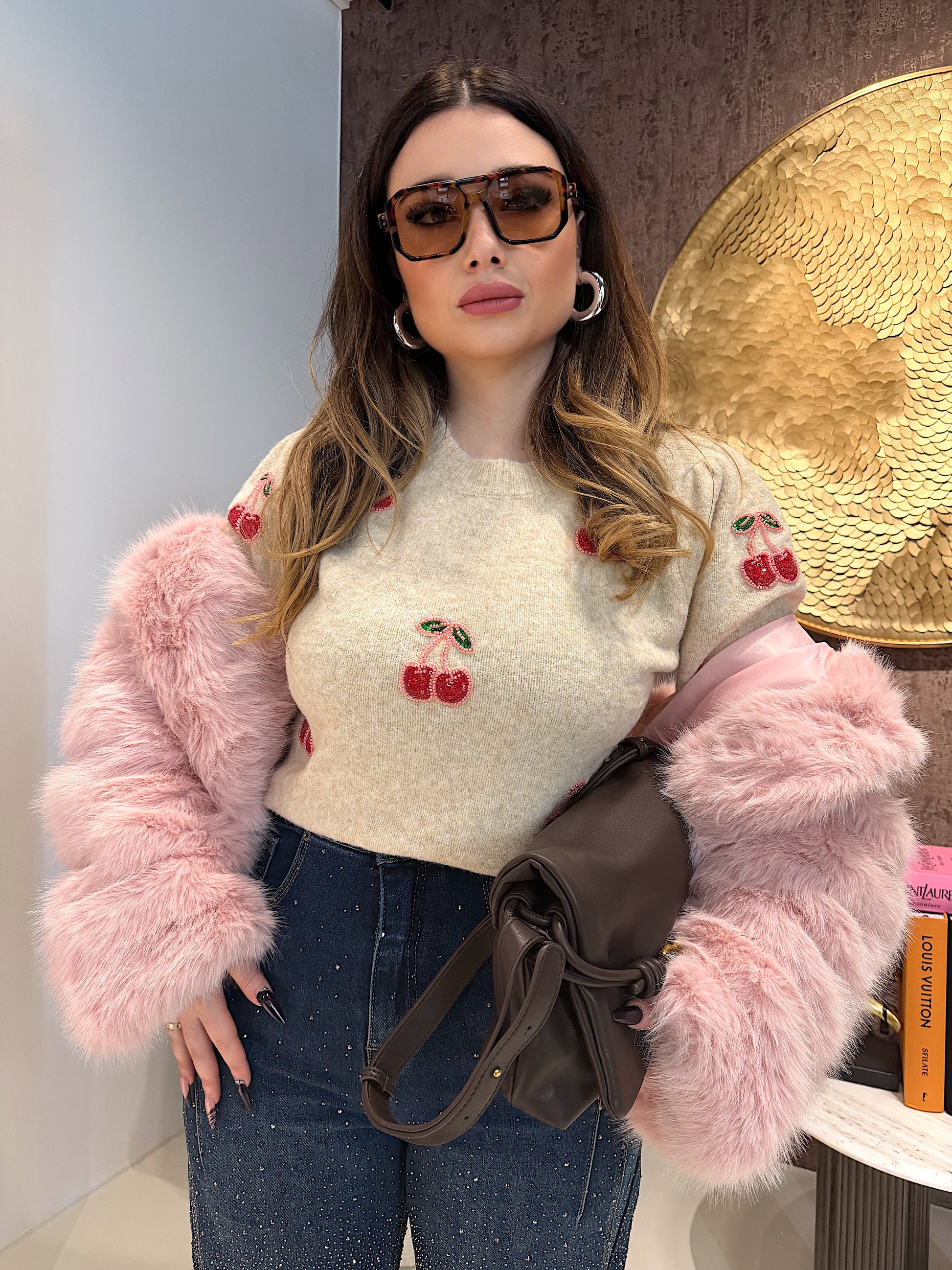 Maglione Sweet Cherry - R.a. Boutique