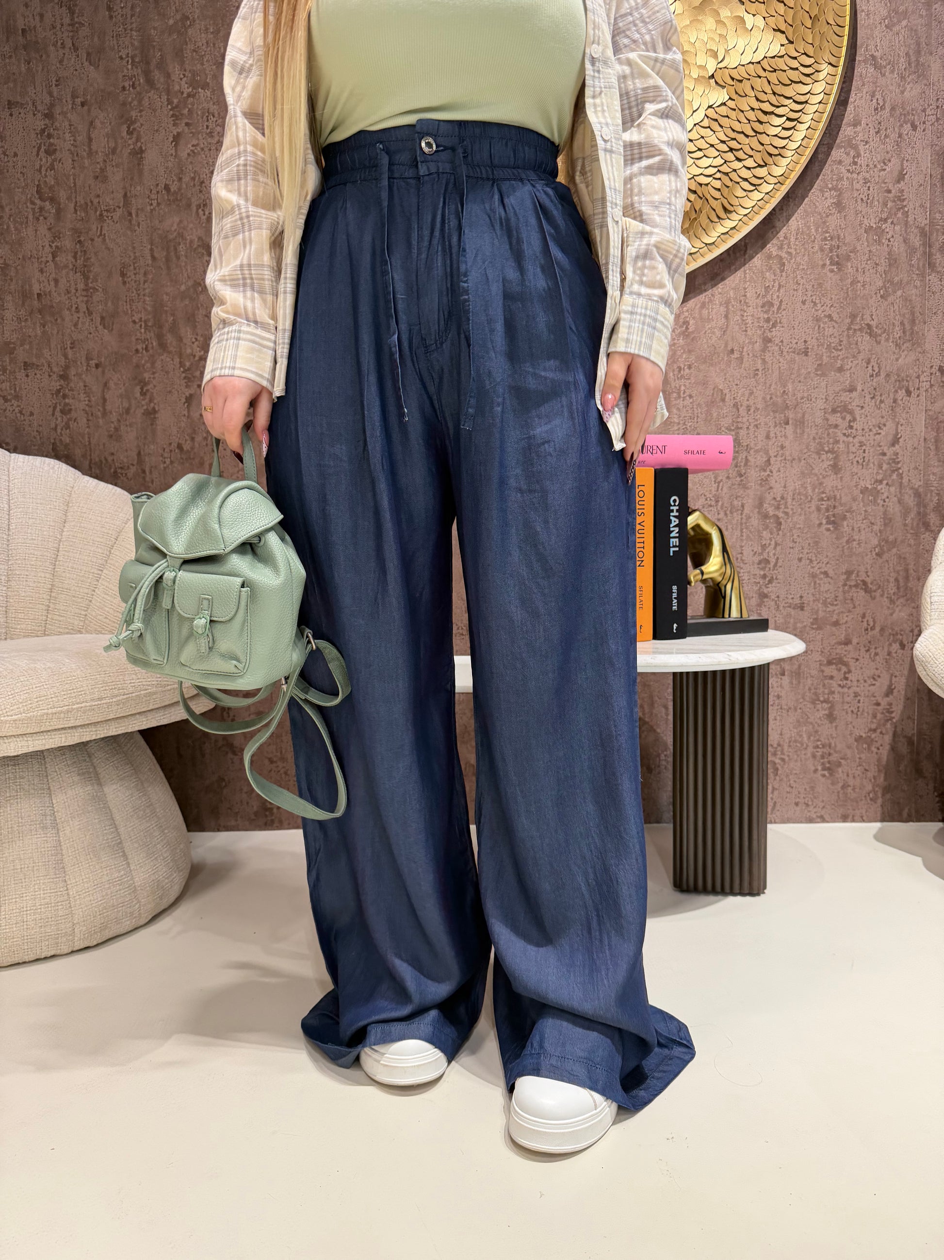 Pantalone comfy effetto jeans - R.a. Boutique