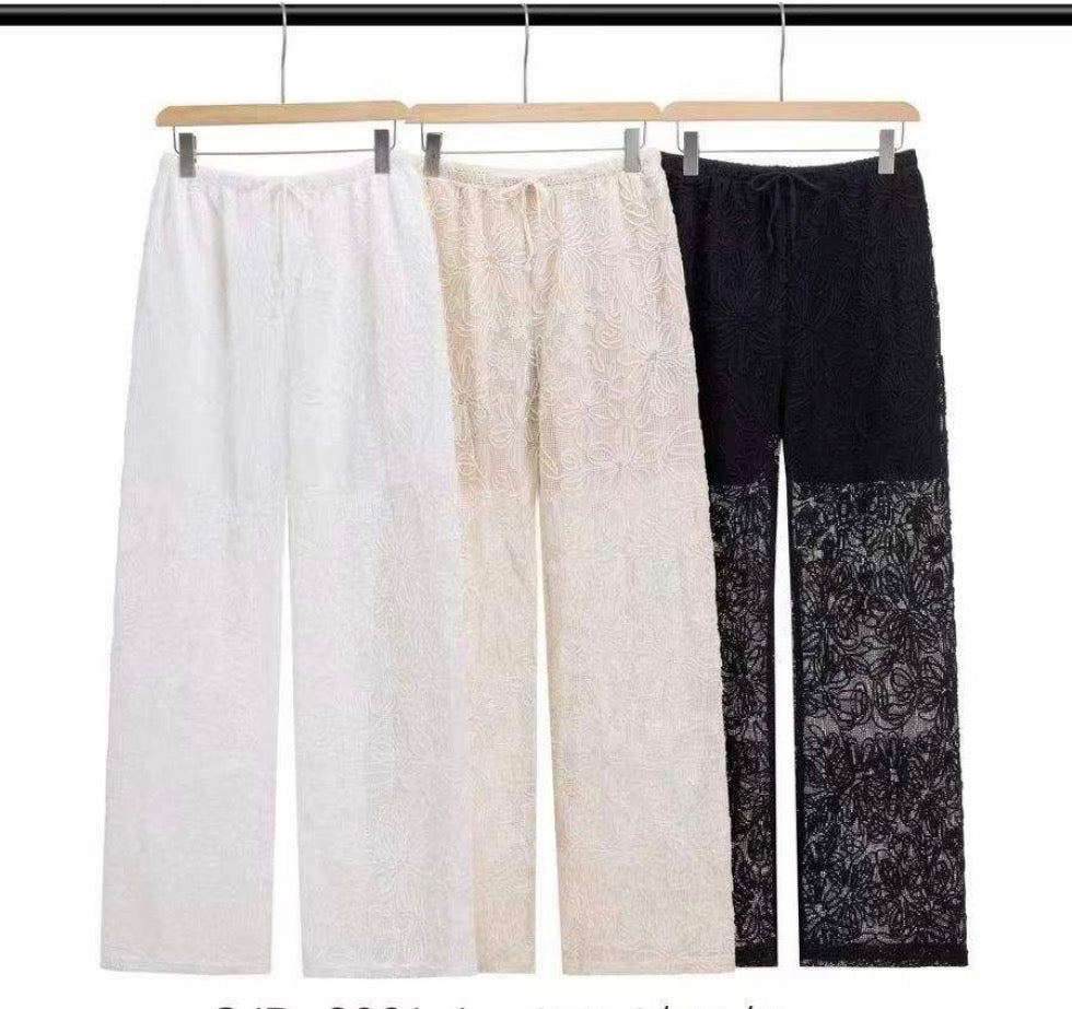 Pantalone in Pizzo Elegance - R.a. Boutique