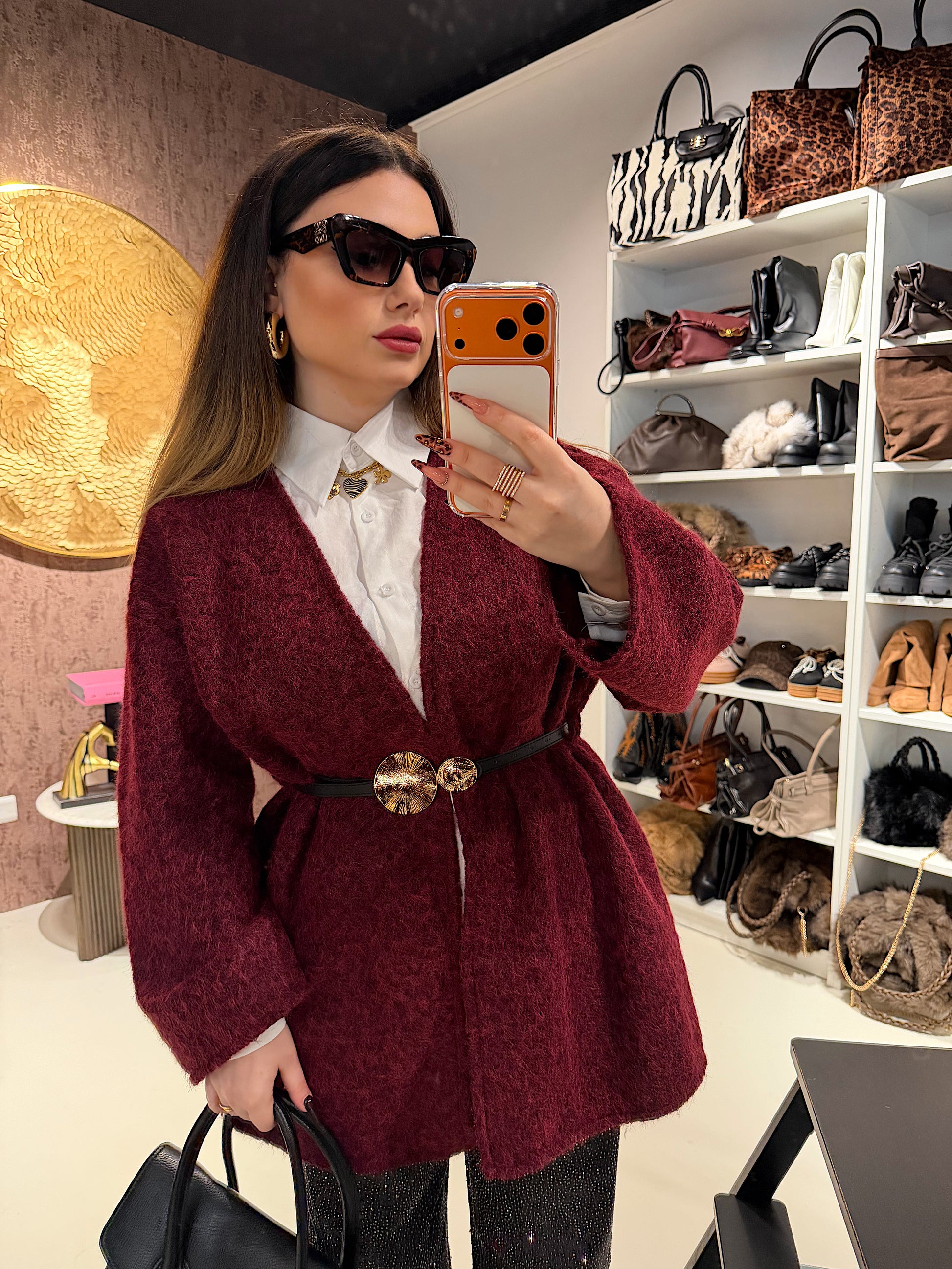 Cardigan Morbido Effetto Pelliccia - R.a. Boutique