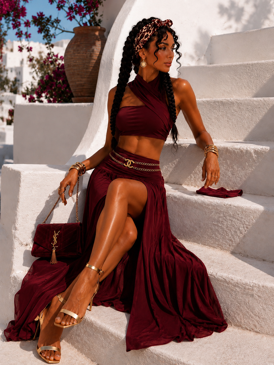 Completo Goddess Draped - R.a. Boutique